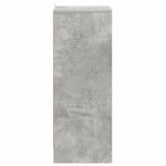 Shoe Cabinet Concrete Grey 60x35x92 cm Engineered Wood 808949