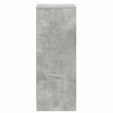 Shoe Cabinet Concrete Grey 60x35x92 cm Engineered Wood 808949