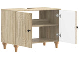 Bathroom Sink Cabinet ALKMAAR Sonoma Oak 59.5 x 31.5x 59 cm 896127