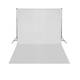 Telescopic Background Support System White Backdrop 3 x 5 m 160071