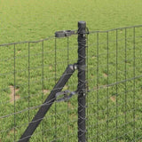 Fence Post Other 26 pcs Grey 3.2 x 3.2 x 100 cm Steel 3350131