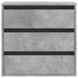Corner Chest of Drawers Concrete Grey 60x41x58 cm Engineered Wood 852846