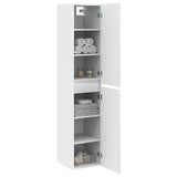 Wall-mounted Bathroom Cabinet White 33 x 34.5 x 160 cm 890642