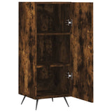 Sideboard Smoked Oak 34.5x34x90 cm Engineered Wood 828513