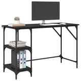 Desk Black Oak 120 x 50 x 75 cm Engineered Wood 883034