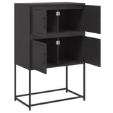 Sideboard Black 68.5x38.5x107 cm Steel 846482