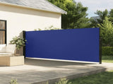 Retractable Side Awning Blue 160x600 cm 4004521