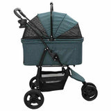 Folding Pet Stroller Green 78 x 54 x 101 cm Polyester 42012438