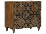 Sideboard with Storage Brown 60 x 33.5 x 75 cm Solid Mango Wood 4018358