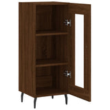 Sideboard Brown Oak 34.5x34x90 cm Engineered Wood 828819