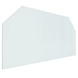 Fireplace Glass Plate Hexagon 120x60 cm 324144