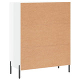 Sideboard High Gloss White 69.5x34x90 cm Engineered Wood 827926