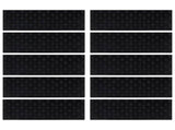 Stair Treads 10 pcs 25x75 cm Rubber 155635