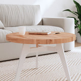 Table Top 70x4 cm Round Solid Wood Beech 355945