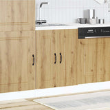 Sink Base Cabinet Kalmar Artisan Oak 60x46x81.5 cm Engineered Wood 853446