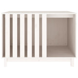 Dog House White 100x70x72 cm Solid Wood Pine 822492