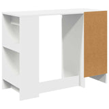 Desk with Drawer White 100 x 40 x 75 cm Engineered Wood 8000452