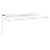 Manual Retractable Awning 500x300 cm Cream 3068937