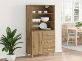 Highboard Artisan Oak 69.5 x 32.5 x 180 cm Engineered Wood 3415935