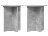 Plant Stand 2 pcs Concrete Grey 40 x 60 cm Engineered Wood 899711