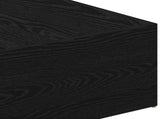 Bed Surround for Adjustable Bed Base Black Oak 90 x 200 cm 8021824