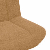 Swivel Chair Beige 63 x 75 x 76 cm Sheepskin 42015916