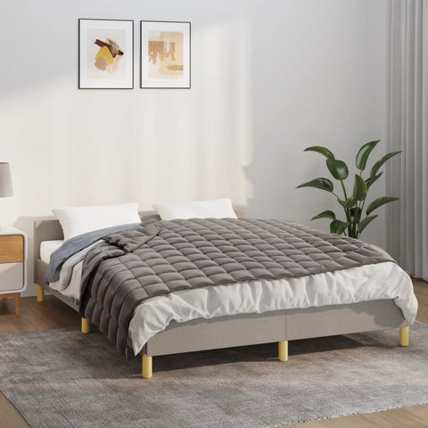 Weighted Blanket Grey 152x203 cm 11 kg Fabric 3154838