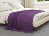 Throw Blankets 6 pcs Purple 170 x 130 cm 1.86 kg Fleece 42017077