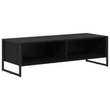 TV Cabinet 100 x 36.5 x 30.5 cm Black Oak Engineered Wood 886552