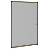 Insect Screen for Windows Brown 80x120 cm 153834