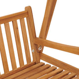 Swing Bench 174 cm Solid Teak Wood 316629