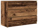 Sideboard Old Wood 80x35x76 cm Engineered Wood 861740