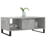 Coffee Table Concrete Grey 90x50x36.5 cm Engineered Wood 830600