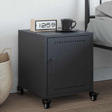Bedside Cabinet Anthracite 36x39x43.5 cm Steel 846618