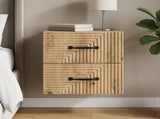Wall-Mounted Bedside Cabinet Artisan Oak 34.5 x 33 x 40 cm 898653