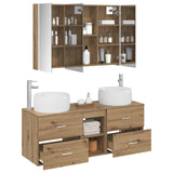 Bathroom Furniture Set 4 pcs Artisan Oak 3407030