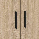 Storage Bed Frame Sonoma oak 90 x 200 cm Engineered wood 3335191