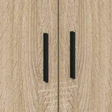 Storage Bed Frame Sonoma oak 75 x 190 cm Engineered wood 3335215