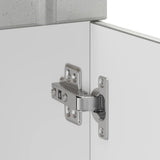 Kitchen Base Cabinet Lucca Concrete Grey Engineered Wood 853721