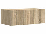 TV Cabinet Set Wall-mounted 4 pcs Sonoma Oak Engineered Wood 3409044