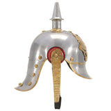 German Prussian Helmet Antique Replica LARP Silver Steel 286226