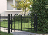 Single Door Fence Gate "BOXTEL" with Hoop Top 100 x 75 cm 144361