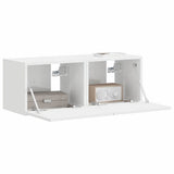 TV Wall Cabinet 2 pcs Gloss White 39 x 31 x 29.5 cm 892178