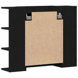 Mirror Cabinet Black Oak 80 x 20.5 x 64 cm Engineered Wood 862498