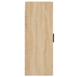Wall Mounted Cabinet Sonoma Oak 34.5x34x90 cm Engineered Wood 830519