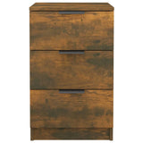 Bedside Cabinet Smoked Oak 40x36x65 cm 817051
