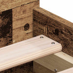 Bed Frame with Headboard Old wood 75 x 190 cm Engineered wood 3329306