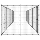 Outdoor Dog Kennel Steel 26.62 m 3082302