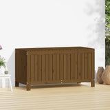 Garden Storage Box Honey Brown 121x55x64 cm Solid Wood Pine 823846