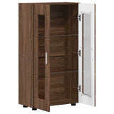Sideboard FLORIN Brown Oak 55.5 x 29 x 100 cm Engineered Wood 880258